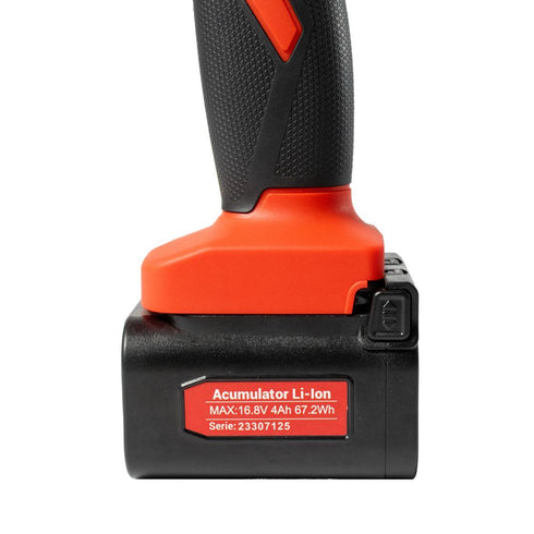 Masina de legat vie cu acumulator GARDEN-PRO cu fir metalic-hartie Dmax-25mm 16,8V/1x4,0Ah set cutie cu accesorii ENERGO