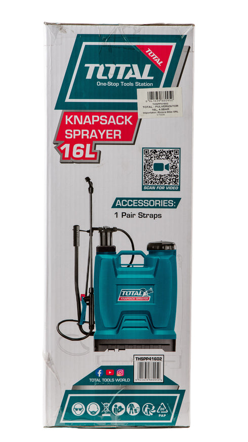 TOTAL - PULVERIZATOR 16L, 4.5BAR