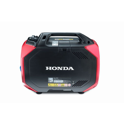 Generator de curent EU 32 i Honda putere 3200 W, monofazat, pornire manuala, combustibil benzina , motor in 4 timpi , racire cu aer
