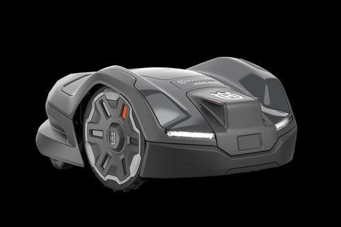 Husqvarna Automower® 410XE NERA cu tehnologie fără cablu de perimetru.