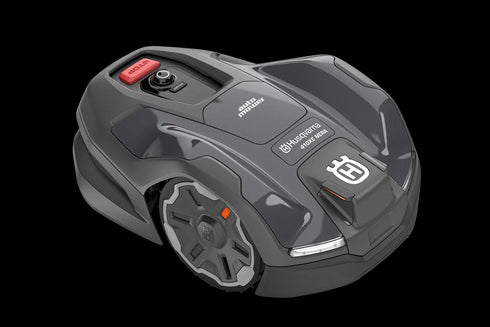 Husqvarna Automower® 410XE NERA cu tehnologie fără cablu de perimetru.
