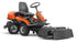 Tractor rider pentru tuns gazonul cu tractiune integrala Husqvarna R 320X AWD (Freză cu cuțite mobile pentru vegetație sălbatică integrată)