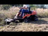 Tractor rider pentru tuns gazonul cu tractiune integrala Husqvarna R 320X AWD (Freză cu cuțite mobile pentru vegetație sălbatică integrată)