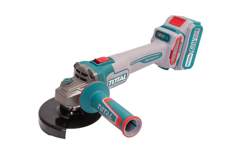 TOTAL - POLIZOR UNGHIULAR -115MM - 20V - 4.0Ah - MOTOR FARA PERII (INCLUDE 1 ACUMULATOR, 1 INCARCATO