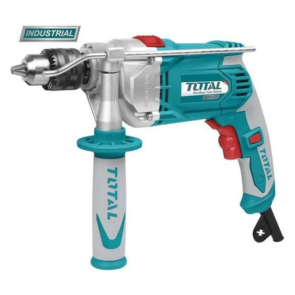 Masini de gaurit si insurubat, bormasini - Masina de gaurit cu percutie TOTAL - 1010W - 2800 RPM - belgarden.ro