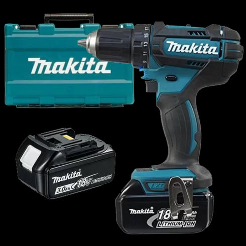 Masini de gaurit si insurubat, bormasini - Masini de gaurit si insurubat cu acumulatori Makita LXT 18V, 62 Nm, cu 2 acumulatori - belgarden.ro 2