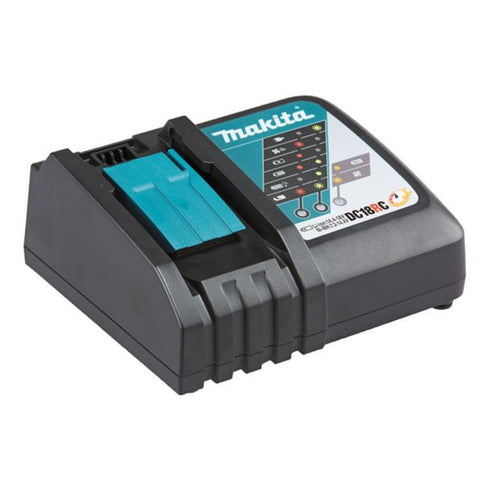 Acumulatori si incarcatoare scule electrice - Incarcator rapid Makita DC18RC, 630718-5, pentru acumulatori Li-Ion LXT, 14.4-18 V - belgarden.ro