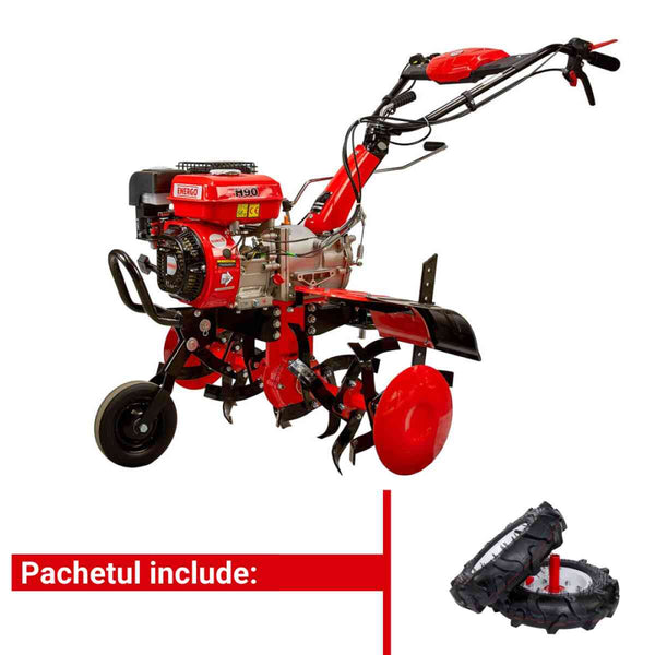 Motocultor, H90, 7CP, + roti de cauciuc, Energo - belgarden.ro
