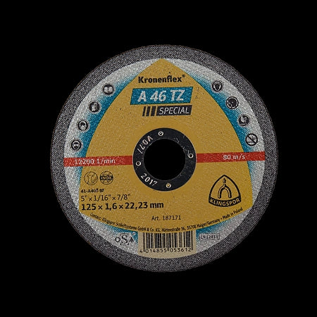 Accesorii polizor - Set Disc (x25 buc) debitare inox, Klingspor 187171, 125 x 22.23 x 1,6 mm - belgarden.ro