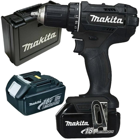 Masini de gaurit si insurubat, bormasini - Makita DDF482RFEB - Masina de gaurit si insurubat cu 2 acumulatori, Li-Ion, 18 V, 3 Ah, 62 Nm, led iluminare, valiza plastic - belgarden.ro