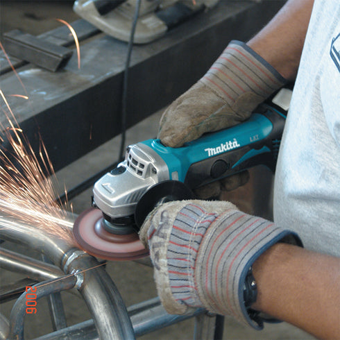 Polizoare, Flexuri - Polizor unghiular Makita 115 mm fara acumulatori, compatibil cu LXT 18V - belgarden.ro 2