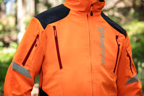 Echipamente protectie Husqvarna - Jacheta Tehnical Husqvarna pentru lucratul cu un ham, portocalie - belgarden.ro_2