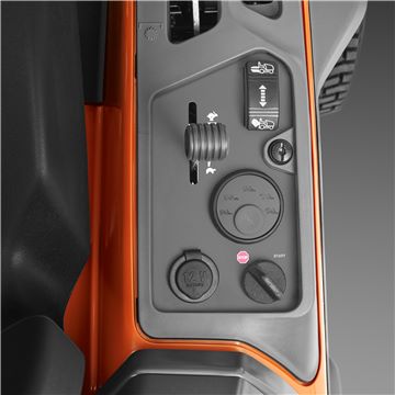 Tractor rider pentru tuns gazonul cu servodirectie Husqvarna RC 320Ts AWD, 4, belgarden.ro