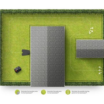 Masina robotizata de tuns gazonul Husqvarna AutoMower 105, 4, belgarden.ro