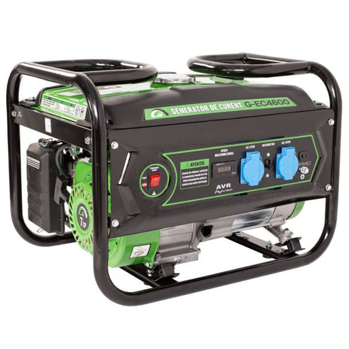 Generator de curent pe benzina Greenfield G-EC4600, portabil, monofazat, 3.3 kVA - belgarden.ro