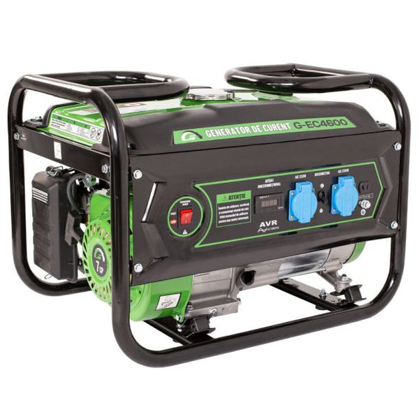 Generator de curent pe benzina Greenfield G-EC4600, portabil, monofazat, 3.3 kVA - belgarden.ro
