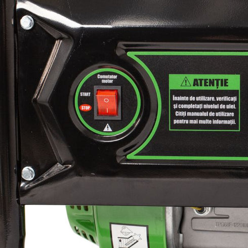 Generator de curent pe benzina Greenfield G-EC4600, portabil, monofazat, 3.3 kVA - belgarden.ro 5