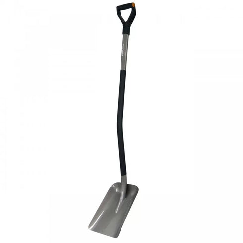 Lopata robusta, pentru constructii, ergonomica, maner D, 1320mm, 2100gr, Fiskars Ergonomica 1001579 - belgarden.ro
