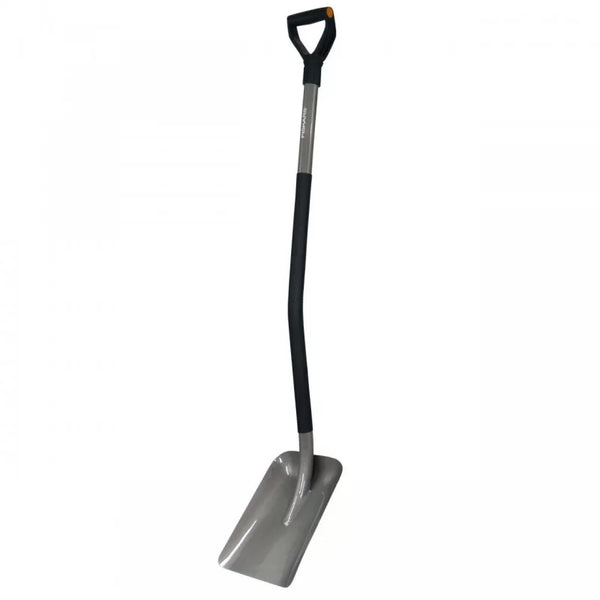 Lopata robusta, pentru constructii, ergonomica, maner D, 1320mm, 2100gr, Fiskars Ergonomica 1001579 - belgarden.ro
