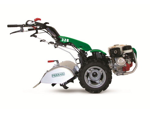 Motocultivator Ferrari 328 Power Safe (Şasiu + Motor GX200V, 5.5 CP + Roți 4.0-8 + Freză 52 cm) - belgarden.ro