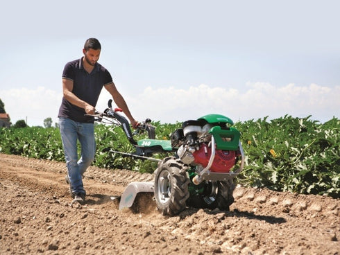 Motocultor FERRARI 340 Power Safe - Sasiu + Motor Honda GX390V, 13.0 CP + Roti 5.0-10 + Prot.Mot. - belgarden.ro 2