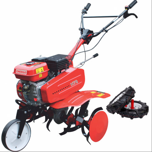 Motosapa 7CP H70 + ROTI CAUCIUC ENERGO - belgarden.ro