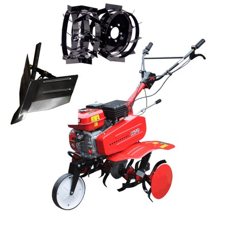 Motosapa H70 ENERGO cu rarita si roti metalice cu manicot suplimentar - belgarden.ro