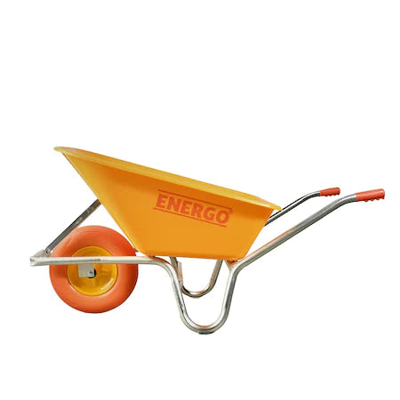 Roabe - Roaba materiale de constructii cuva HDPE 85l cu roata plina din poliuretan Energo - belgarden.ro_1