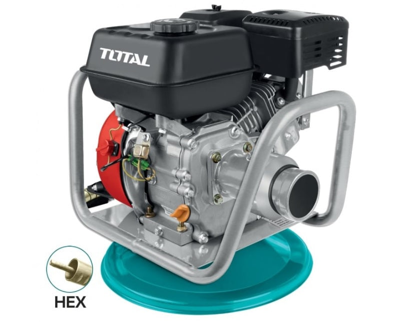 TOTAL - VIBRATOR DE BETON PE BENZINA - 4800W PRINDERE HEX